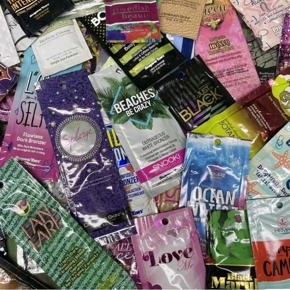 15 MYSTERY PACKETS Tan Tanning single use Packet Lotion Lot. - Picture 1 of 1